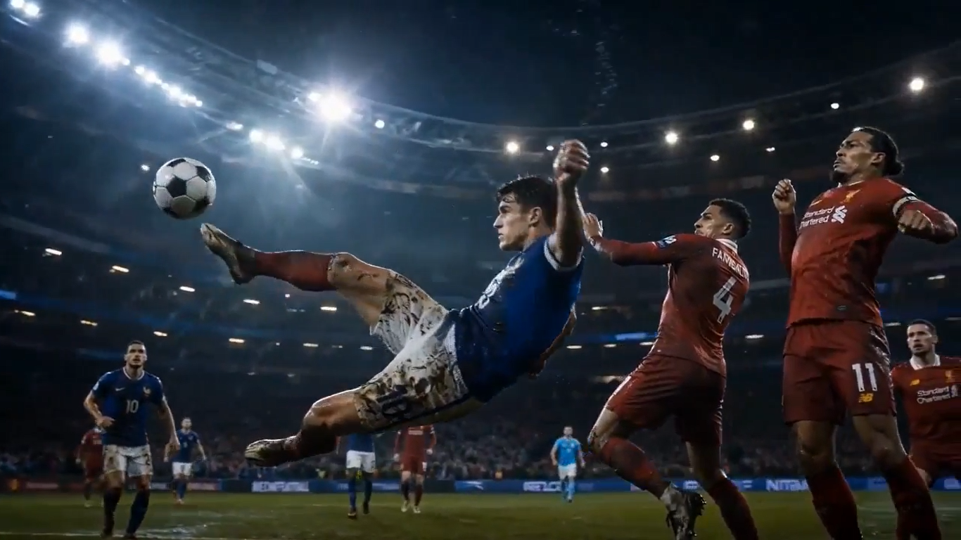 Futuristic World Cup Final Action